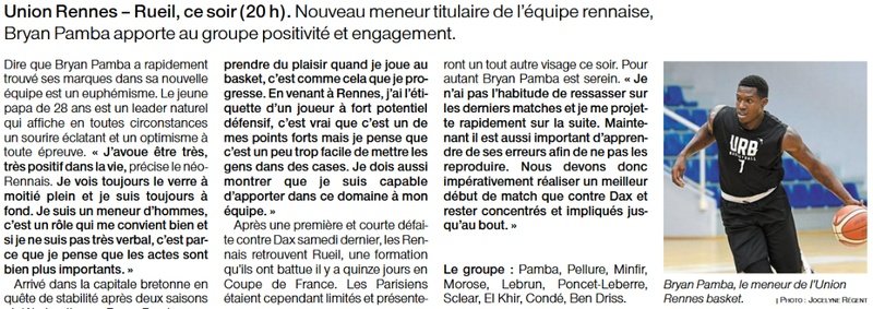 Article de presse Ouest-France du 6 octobre 2020