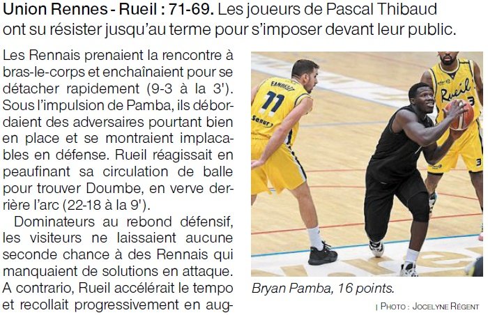 Article de presse Ouest-France du 7 octobre 2020